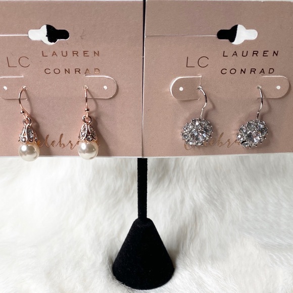 LC Lauren Conrad Jewelry - NWT LC Lauren Conrad earring bundle